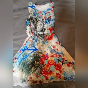 Multicolored dress, size small